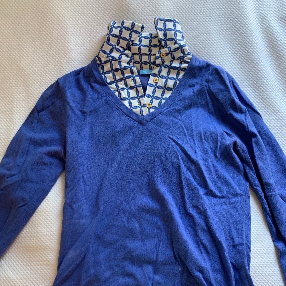 J.McLaughlin Sweater with Built in Collar